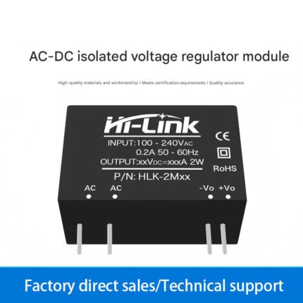 ACDC power module 220V to 5V 2W step-down regulator with low ripple HLK-2M05