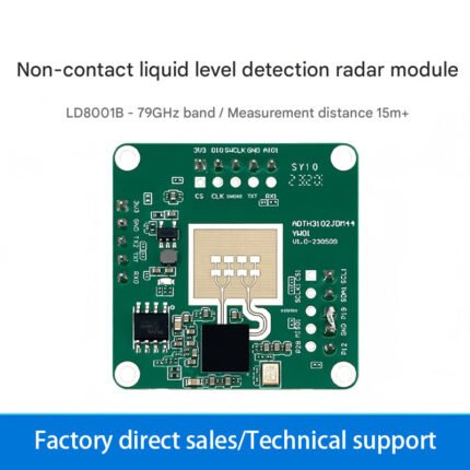 79G millimeter-wave liquid level detection sensor LD8001B non-contact radar module for high-precision level measurement