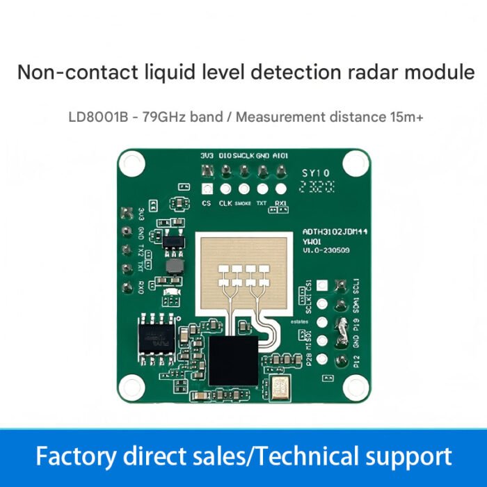 79G millimeter-wave liquid level detection sensor LD8001B non-contact radar module for high-precision level measurement