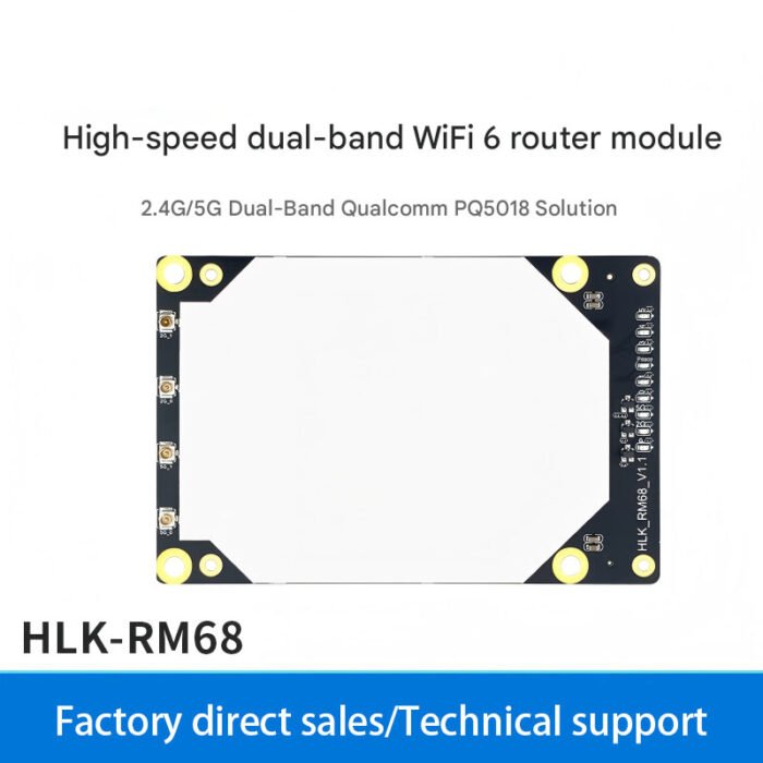 RM68 WiFi 6 Wireless Router Module Dual-Band Gigabit AX3000 Industrial-Grade IoT Module