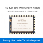 RM58S Serial WiFi Module, 5.8G Dual-Band Communication Bluetooth Network Module, Low Power Consumption