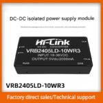 DC-DC isolated power supply module with continuous short-circuit protection VRB2405LD-10WR3