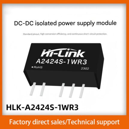 DC-DC isolated power supply module with continuous short-circuit protection A2424S-1WR3