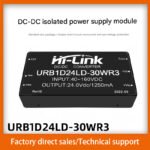 DC-DC regulated output DC isolated power supply module HLK-URB1D24LD-30WR3