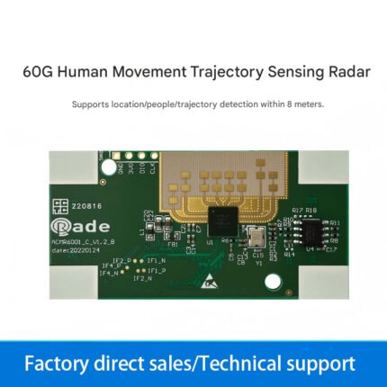 60g millimeter-wave sensing radar module, small sensor detection range, LD6001