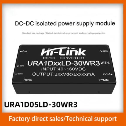 DC-DC isolated power supply module URA1D05LD-30WR3 dual output