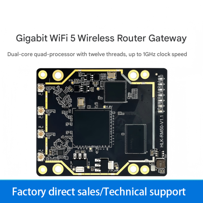 RM50 Gigabit WiFi 5 Wireless Router Gateway Module Linux Embedded Secondary Development