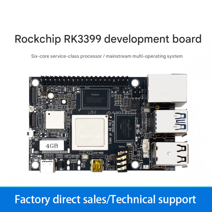 WuKongPi 4B IoT Development Board is compatible with Raspberry Pi six-core gigabit ARM development board