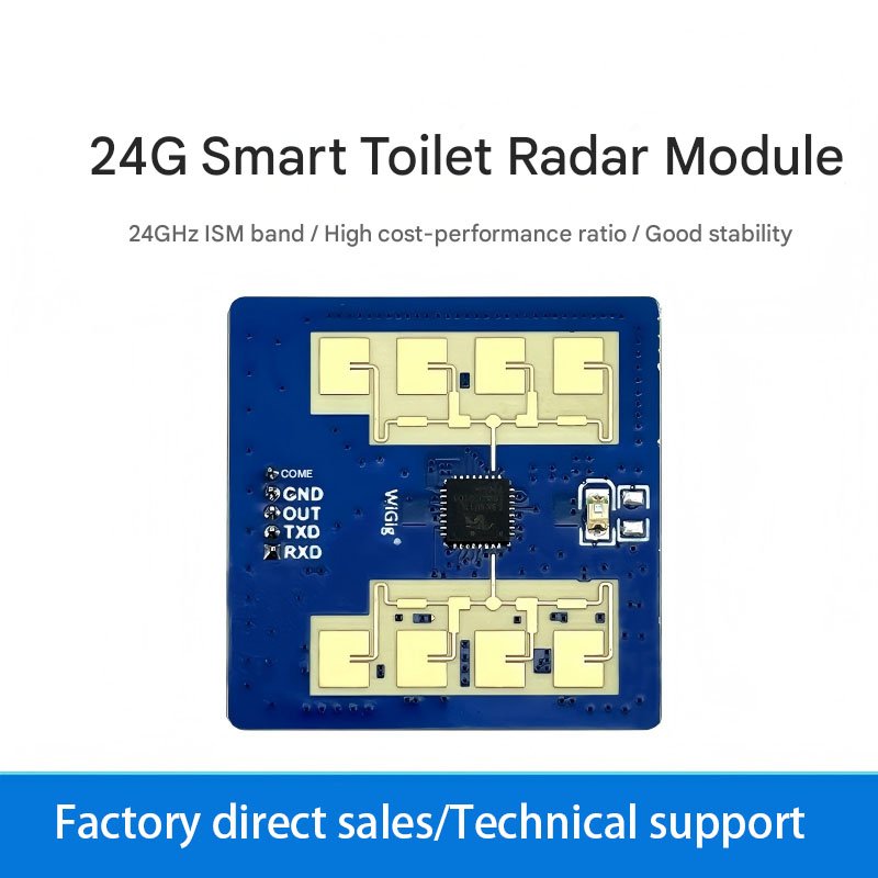1(1) The LD2411 smart toilet's sensor radar module can automatically recognize gesture control (24G). - Image 1