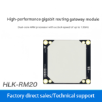 The RM20 wireless router module supports Linux secondary development and is a multi-port dual-core gigabit IoT module.