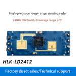 24G Human Presence Detection Radar Module, Ultra-Wide Angle Long-Range Millimeter Wave Sensor LD2412