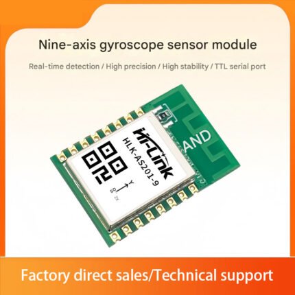 AS201-9 Nine-Axis Attitude Sensor Gyroscope Module with Accelerometer, Magnetic Field, Attitude Angle