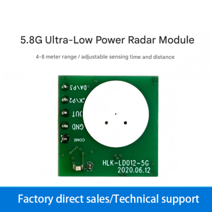 5.8G radar sensing sensor module detects object movement; low-power radar detection range LD012