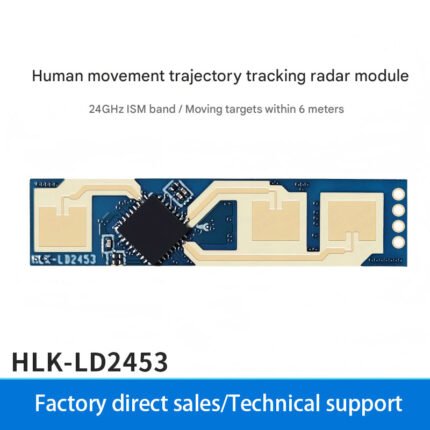 LD2453 24G Human Movement Tracking Radar Module: One Transmitter, Two Receivers, Multi-Target Tracking