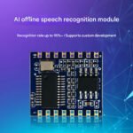 V20 intelligent voice chip module control module, dual-mode smart home appliance support, custom wake-up function