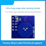 5.8g radar sensing module, human motion sensor, distance and time adjustable, host computer LD016