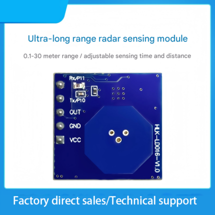 5.8g radar sensing module, human motion sensor, distance and time adjustable, host computer LD016