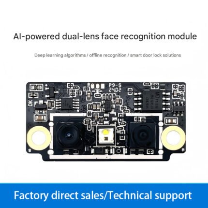 FM223AI intelligent binocular facial recognition module, liveness detection camera, cat-eye visual.