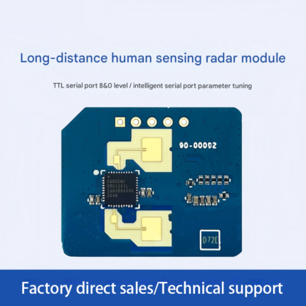 24g Human Body Presence Radar Sensor Module, TTL Serial Port Parameter Adjustment LD1151H