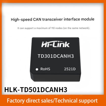 TD501DCANH3 Single-channel High-speed CAN Isolation Transceiver Module Power Signal Isolation TD301DCANH3