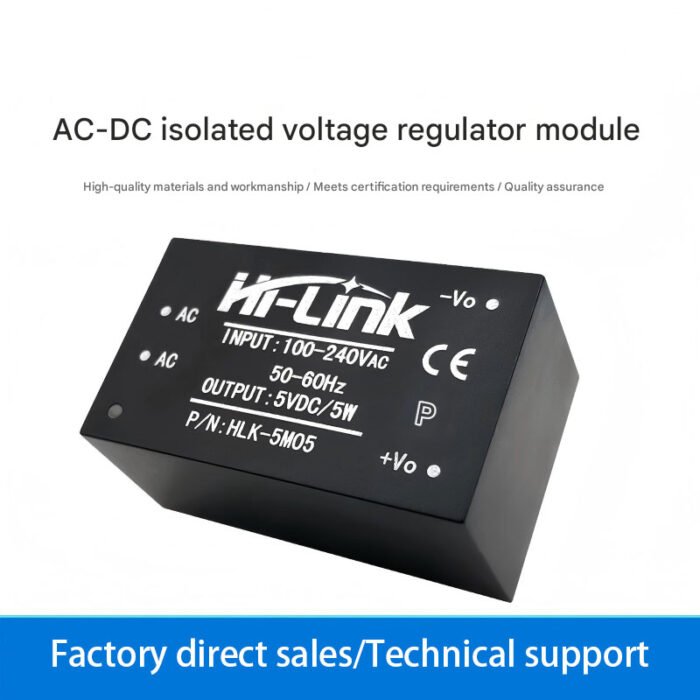 ACDC low ripple miniature power module 220V to 5V 5W smart home switch HLK-5M05