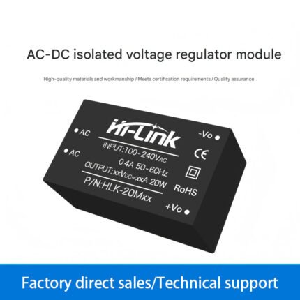 ACDC Regulated Isolated Power Supply Module 20W/5V/9V/12V/15V/24V Regulated Output 20M05
