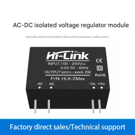 ACDC power module 220V to 5V 2W step-down regulator with low ripple HLK-2M05