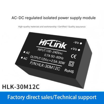 220V to 12V 2.5A Regulated Power Supply Module 30M12C AC-DC Isolated Switching Power Supply with EMC Circuit