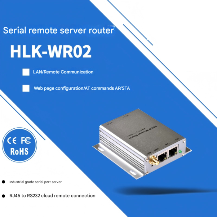 HLK-WR02K Serial Port WiFi Server Wireless Router Remote Control AP Gateway Alibaba Cloud Remote