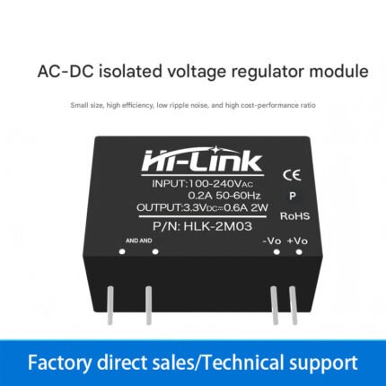 Isolating switching power supply module, ACDC 220V to 5V, 9V, 12V, 24V, 2W, 3W, 5W, 20W, 30W, compatible with Mornsun.