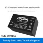 220V to 15V 2A isolated power supply module 30M15C AC-DC voltage regulator circuit board with built-in EMC circuit.