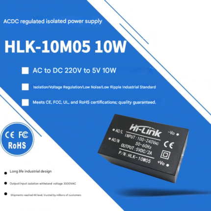 HLK-10M052 20V to 5V 2A ACDC ultra-miniature isolated power switch module 10W 20W 30W
