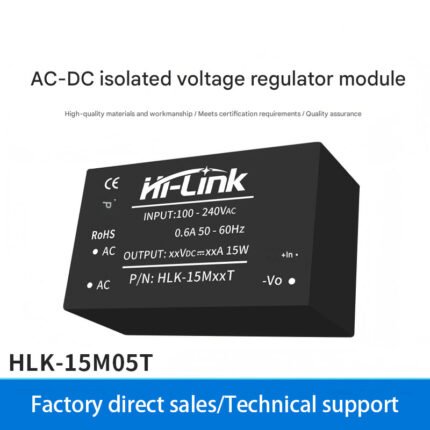 15M05T AC-DC isolated switching power supply module, 220V to 5V, 9V, 15V, 24V, small-size voltage regulator module.