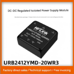 DC-DC regulated output DC isolated power supply module URB2412YMD-20WR3