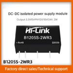 DC-DC power modules B1203/09/12/15/24S and B1205S-2WR3 with short-circuit protection