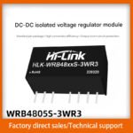 DC-DC isolated voltage regulator module WRB4805S-3WR3/3V/12V/15V