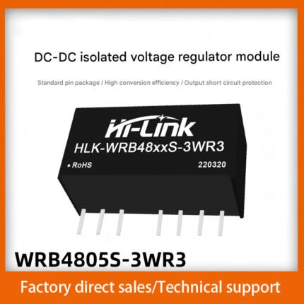 DC-DC isolated voltage regulator module WRB4805S-3WR3/3V/12V/15V