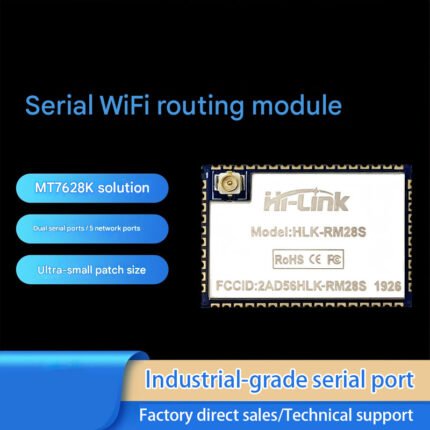MT7628K IoT Industrial-Grade Module for Wireless Modules (Serial to Wi-Fi Router, TTL to Ethernet)