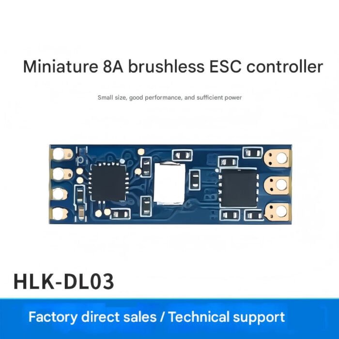 Mini Brushless ESC DL03 Motor Speed Controller Module Servo Motor Drive ESC Board 8A