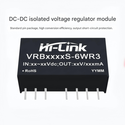 DC-DC isolated regulated output 03V/12V/15V/24V DC power supply module VRB1205S-6WR3