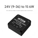 DC-DC isolated voltage regulator with ultra-wide input voltage range of 9V-36V, URB2415YMD-6WR3, overvoltage protection. - Image 2