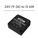 DC-DC isolated voltage regulator, single output, ultra-wide voltage range 9-36V input, URB2412YMD-6WR3 - Image 2