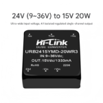 DC-DC regulated output isolating switch 24V to 15V 20W DC power supply module URB2405YMD-20WR3 - Image 2