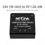 DC-DC isolated voltage regulator module with short-circuit protection VRB2405YMD-6WR3 - Image 2