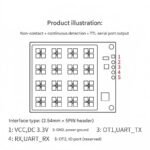 24G water level detection sensor LD2413 radar module liquid detection non-contact inductive switch - Image 4