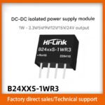 DC-DC isolated power supply module 24V to 24V with short circuit protection B2424S-1WR3