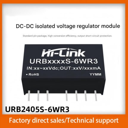 DC-DC Isolated Power Supply Module URB2405S-6WR3 URB2424S/03S/09S/12S/15S-6WR3