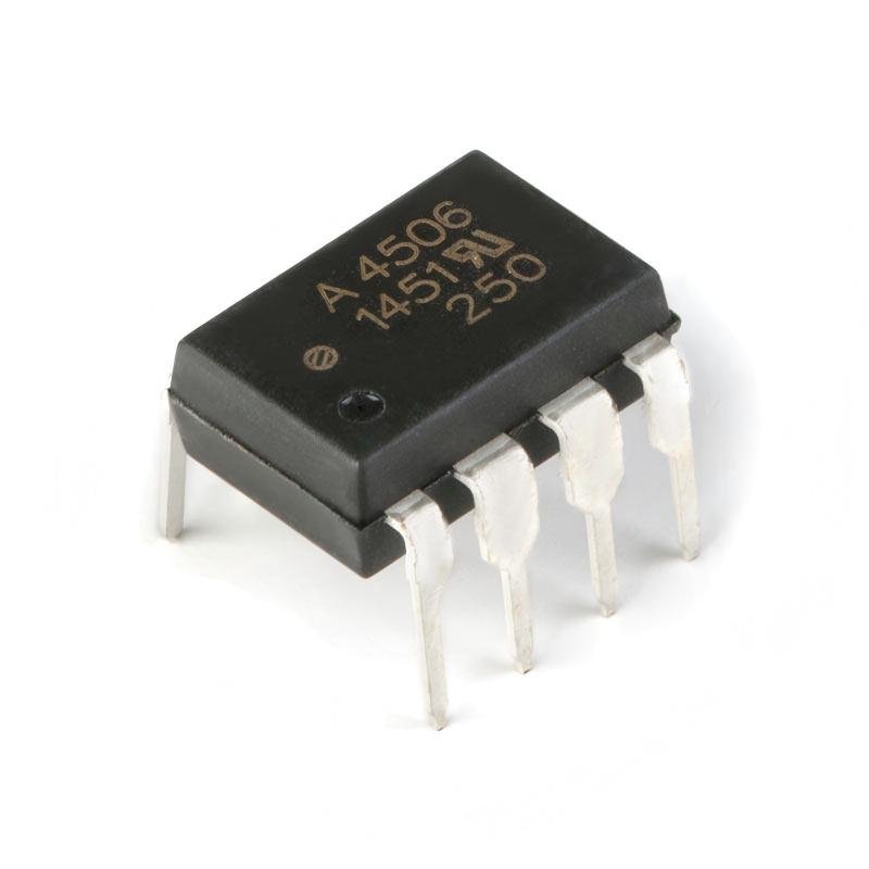 2(1) Through-hole HCPL-4506-000E DIP-8 gate drive interface optocoupler chip - Image 1