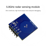 5.8g radar sensing module, human motion sensor, distance and time adjustable, host computer LD016 - Image 2