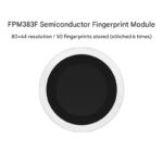 The FPM383FM fingerprint recognition module features a low-power semiconductor array sensor. - Image 2